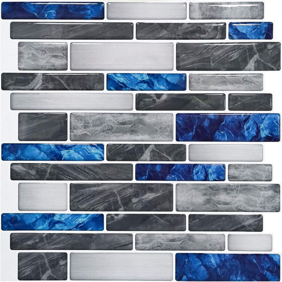 Self-Adhesive Kitchen Backsplash Tiles in Marble