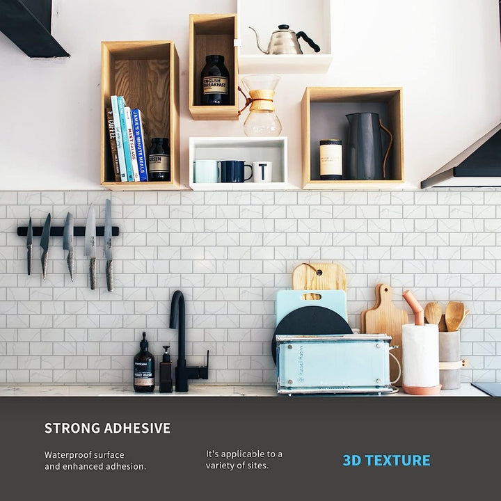 Backsplash Subway Tiles Strong Adhesive
