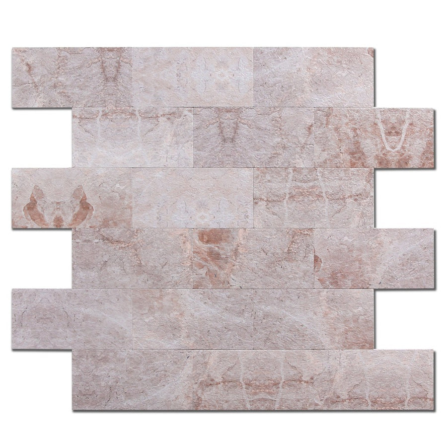 Rose PVC Peel And Stick Stone Backsplash
