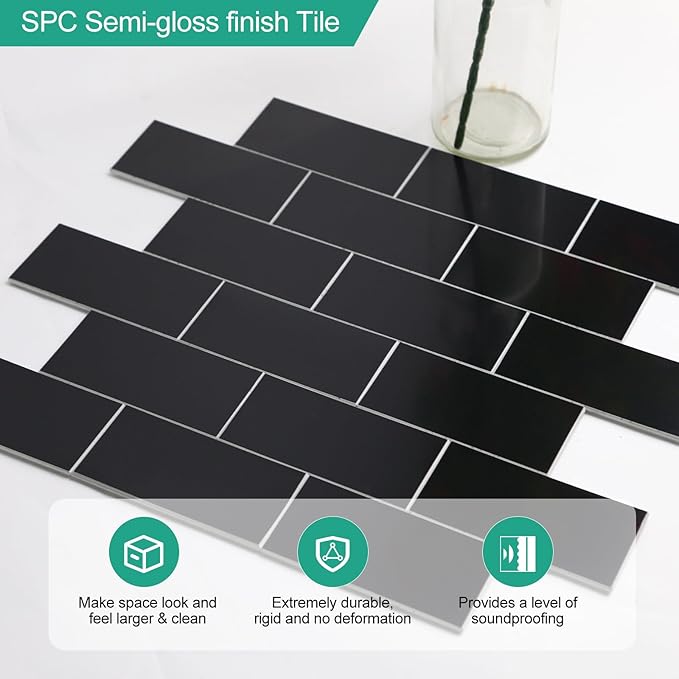 Clear image of reflective wall tiles
