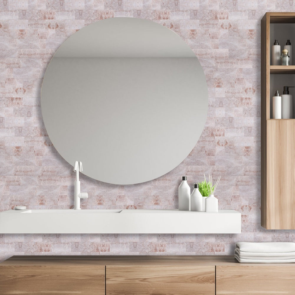 Peel And Stick Stone Backsplash for bathroom