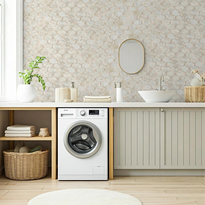 Luxurious finish for laundry room applications
