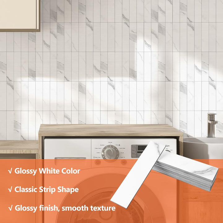 Glossy finish, smooth texture