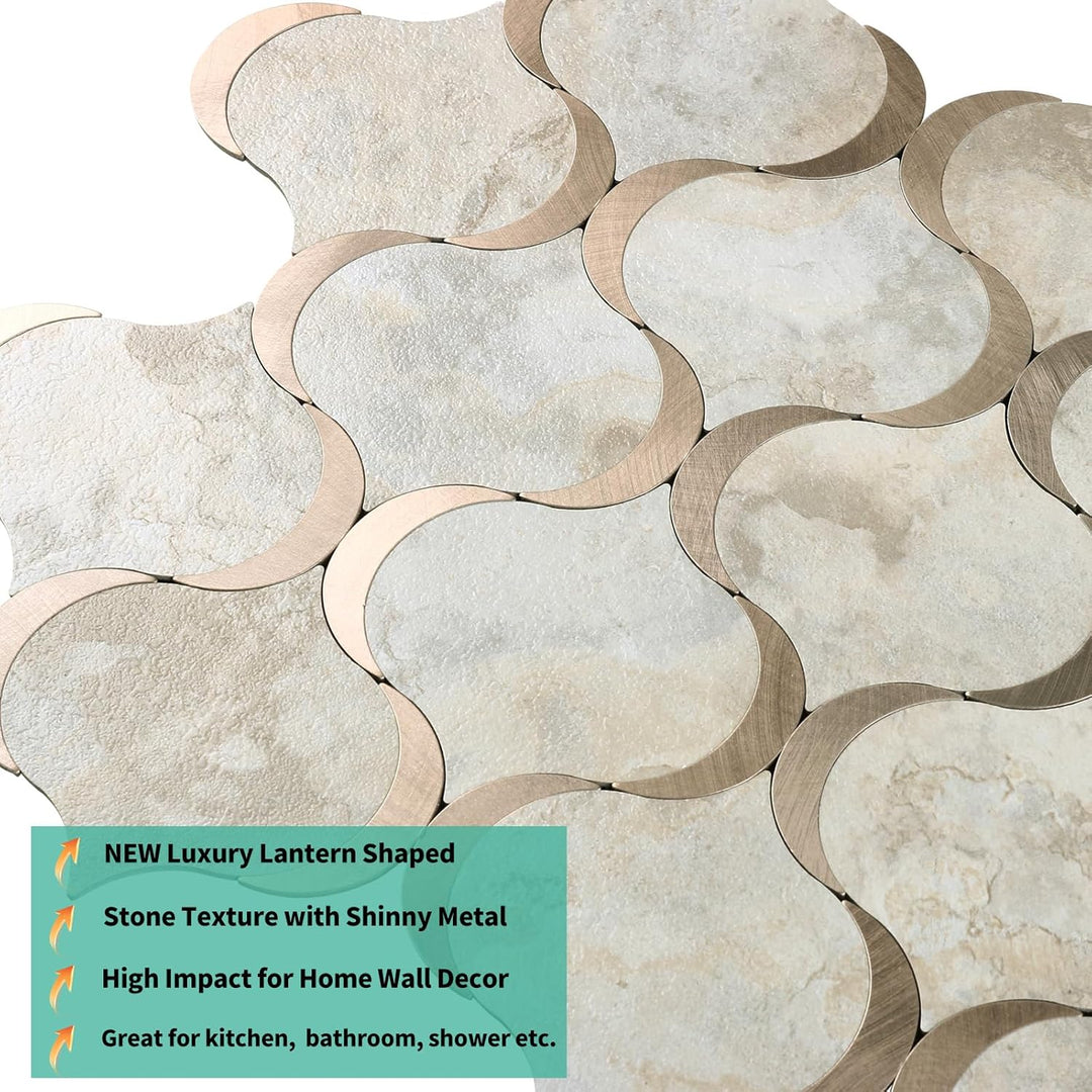 Sharp pictures of peel and stick ceramic tiles