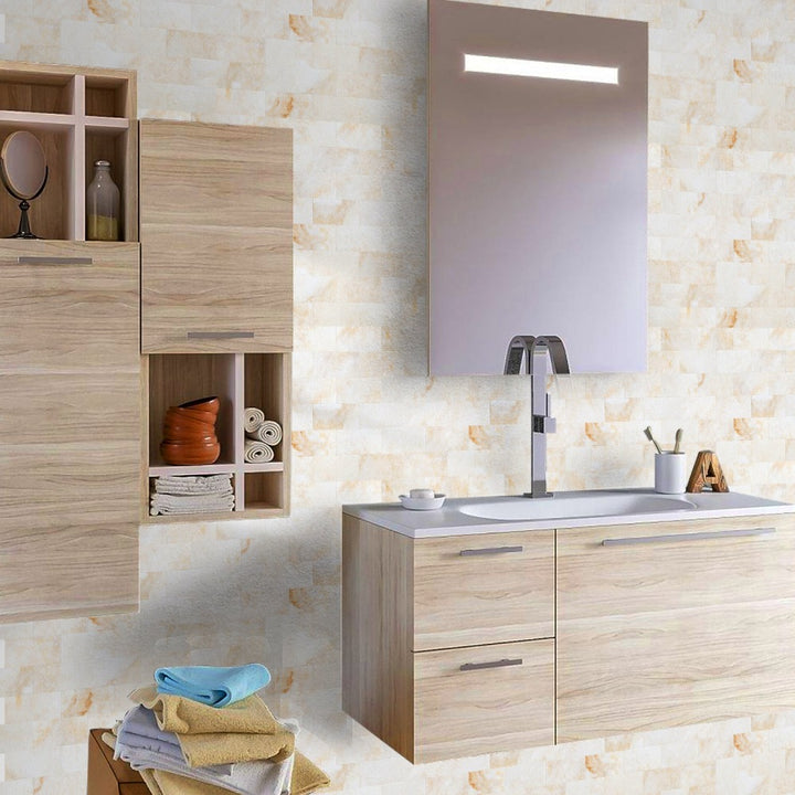 Stone Texture Wall Backplash Tiles For Bathroom