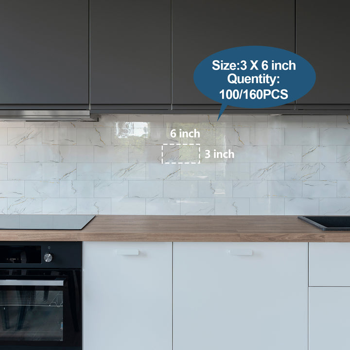 Self-adhesive tile size diagram