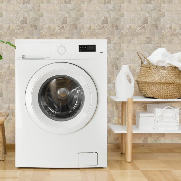peel and stick tile for laundry room