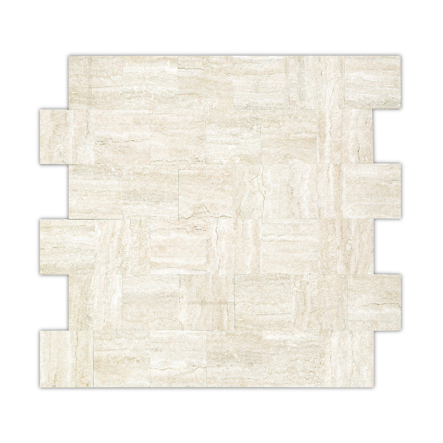 Sandstone Beige Peel and Stick Wall Tile