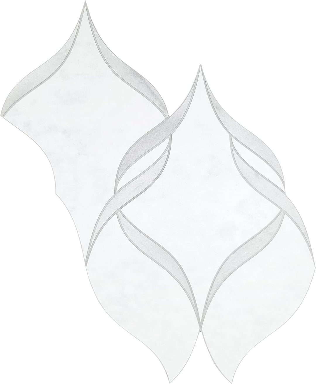 Peel and Stick Flower Waterjet Backsplash