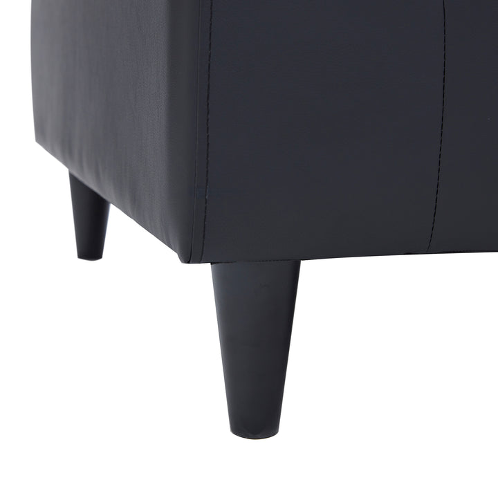 Orisfur. Modern Style 3 Seat Sofa PU Leather Upholstered Couch Furniture for Home or Office (3-Seat Sofa)