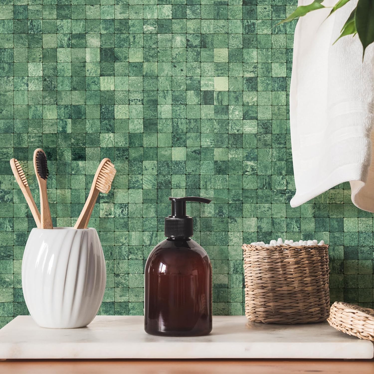 bathroom peel and stick tiles