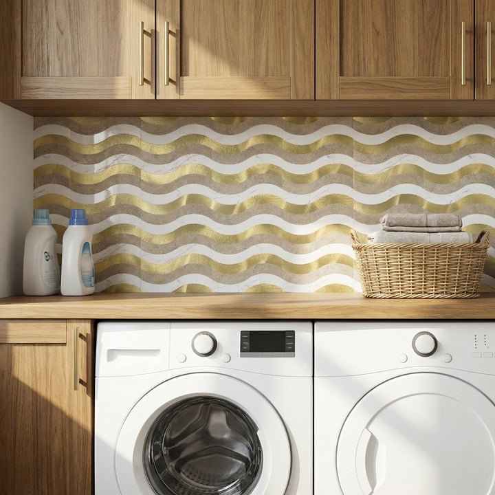peel and stick tile for laundry room