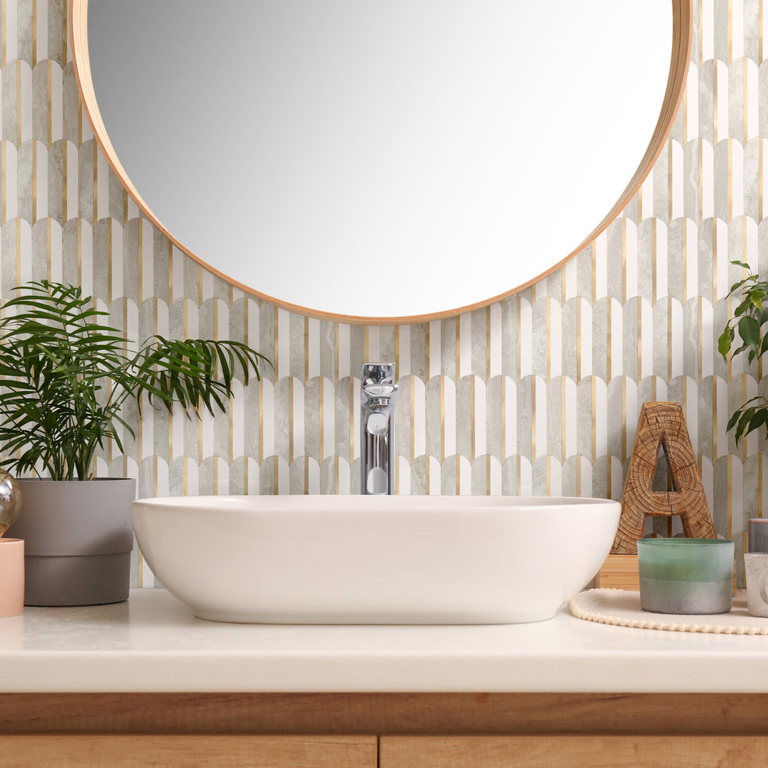 peel and stick bathroom tiles