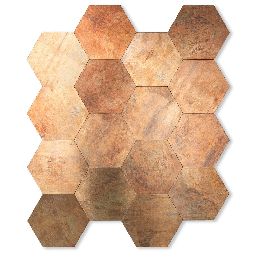 hexagon peel and stick tiles