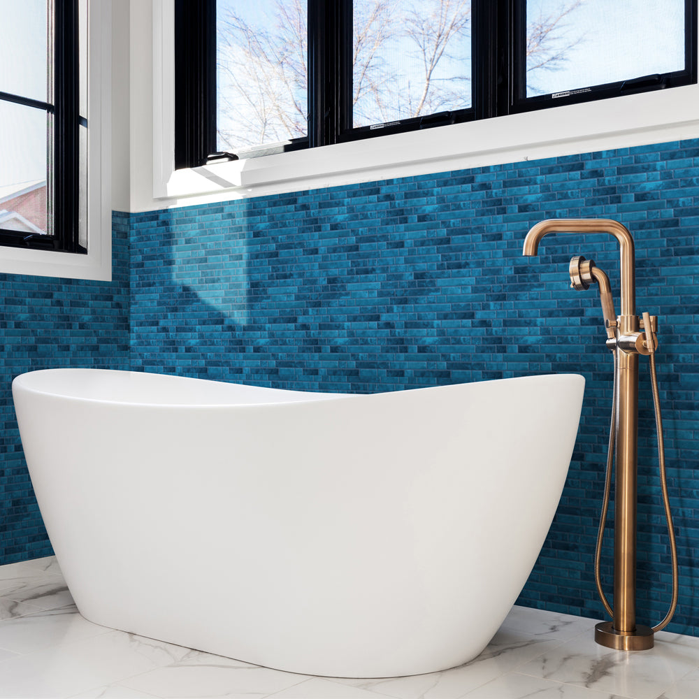 vinyl tile stick on bathroom