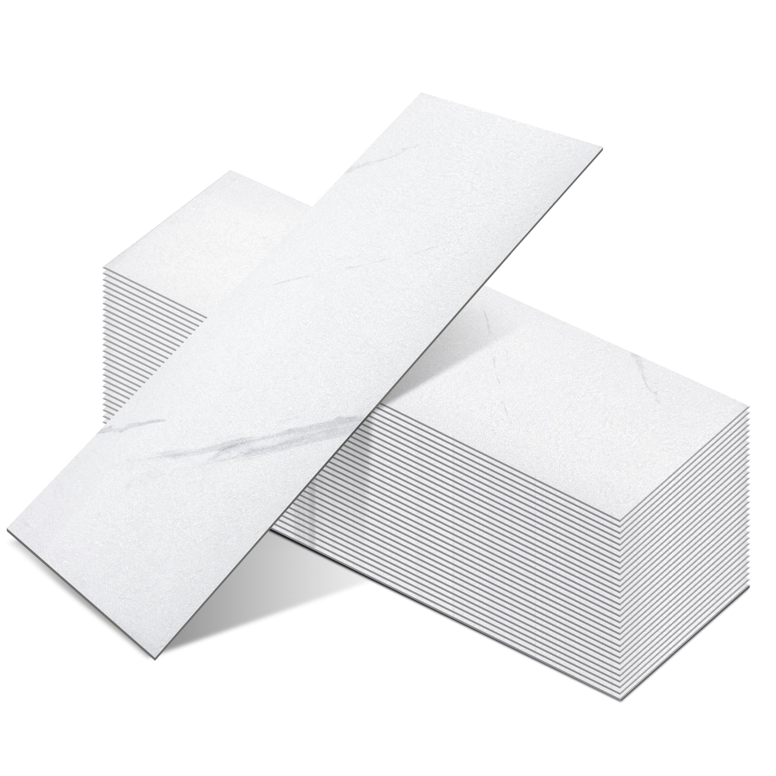  Peel-and-Stick Vinyl Wood Flooring in Jazz White