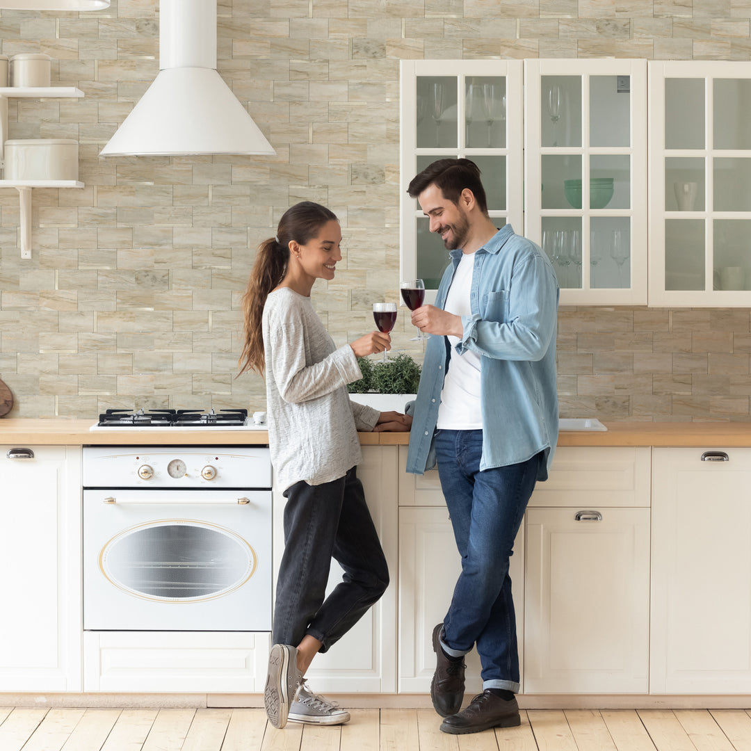 kitchen subway tile backsplash
