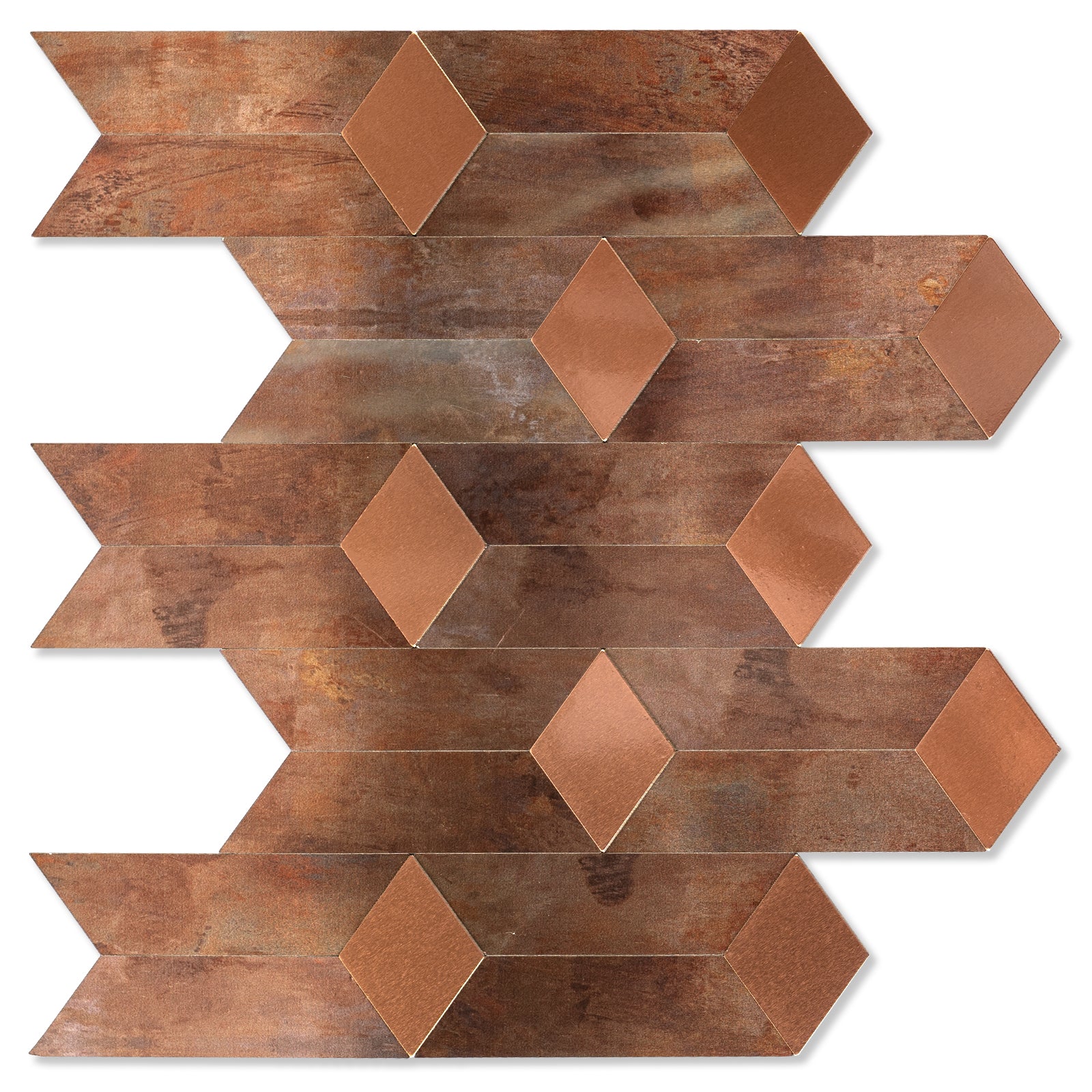 copper brown retro peel and stick tile