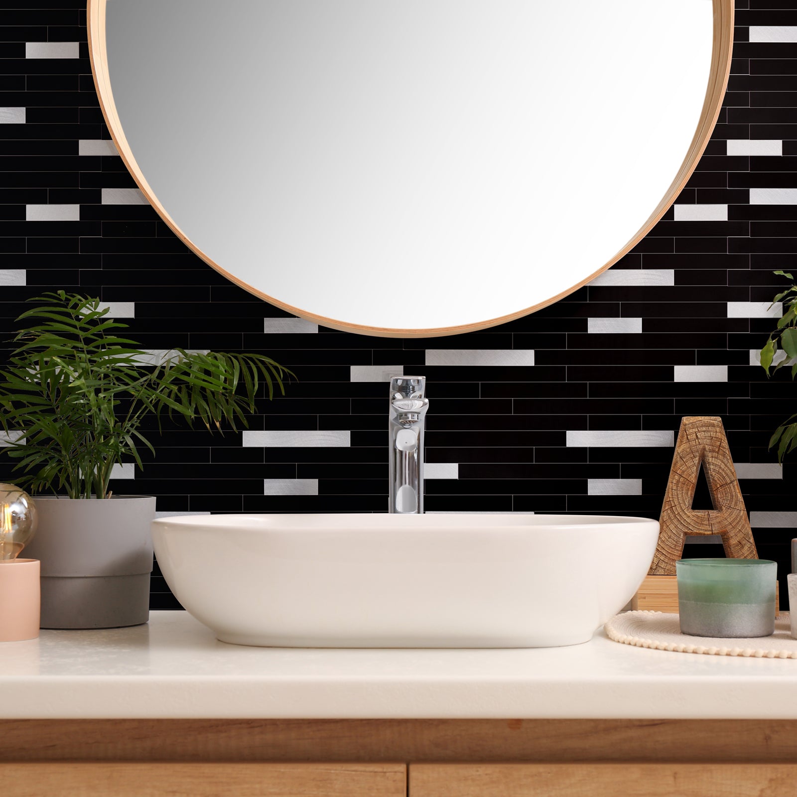 Upscale design for bathroom use