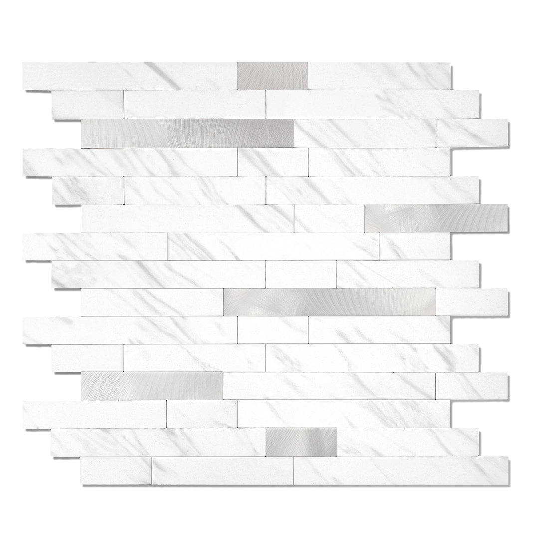 jazz white peel and stick tile