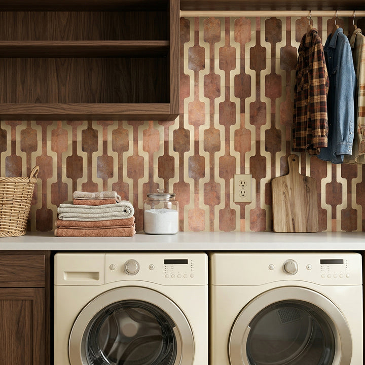 peel and stick tile for laundry room