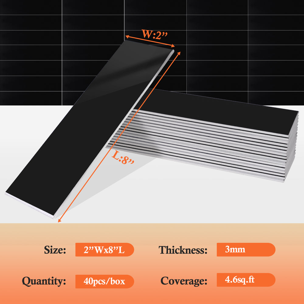 subway tile size