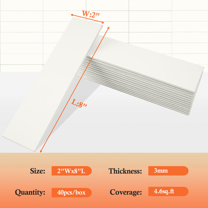 subway tile size
