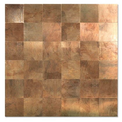 peel and stick copper tiles